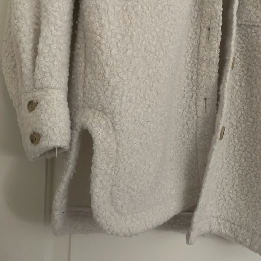 H&M Cream Teddy Jacket - Picture 3 of 4
